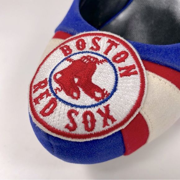 HerStar Boston Red Sox Suede High Heels Color Blue/Red/White SZ 7 - Picture 4 of 9